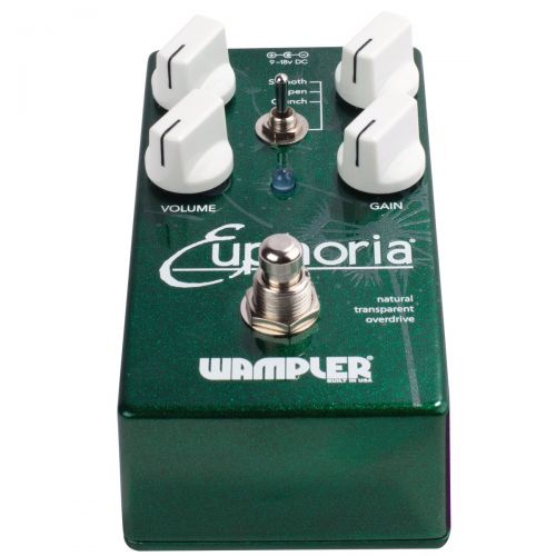  Wampler Euphoria V2 Natural Transparent Overdrive Guitar Effects Pedal