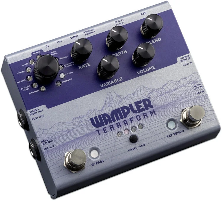  Wampler Terraform Modulation Multi Effect Pedal