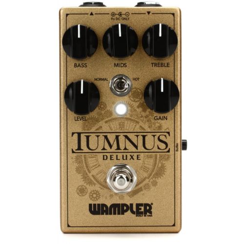  Wampler Tumnus Deluxe Transparent Overdrive Pedal with Patch Cables