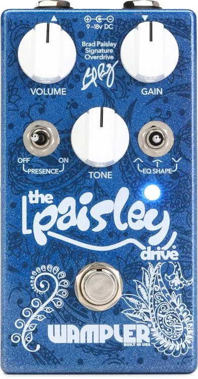 Wampler Paisley Drive Overdrive Pedal Demo