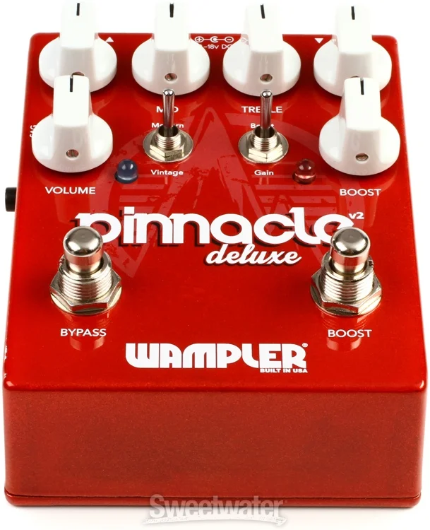  Wampler Pinnacle Deluxe V2 Overdrive Pedal Demo