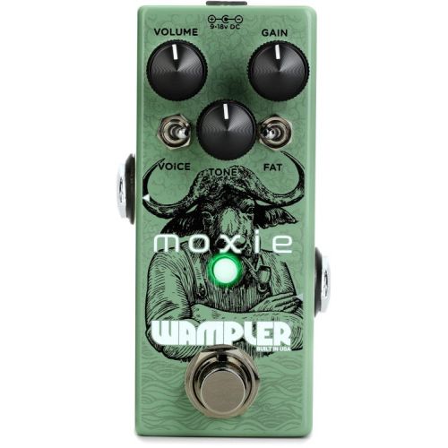  Wampler Moxie Overdrive Pedal with Patch Cables