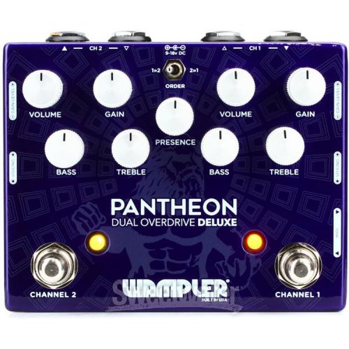  Wampler Dual Pantheon 2-channel Overdrive Pedal