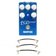 Wampler Ego Compressor Pedal with Blend Control with Patch Cables