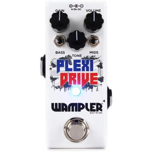  Wampler Plexi-Drive Mini Overdrive Pedal with Patch Cables
