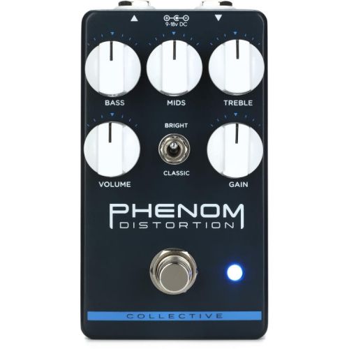  Wampler Phenom Distortion Pedal with Patch Cables