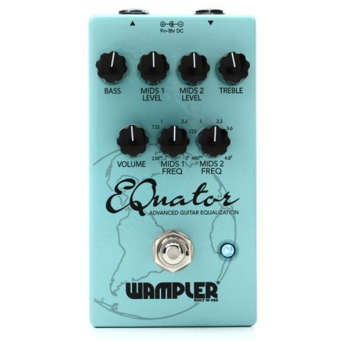  Wampler EQuator Advanced Guitar Equalization Pedal with Patch Cables