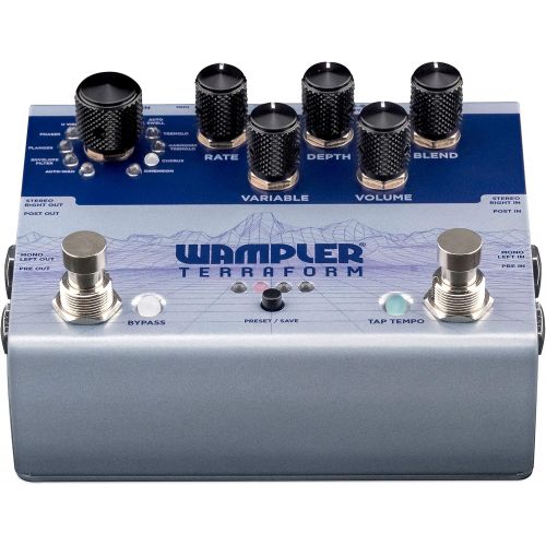  Wampler Terraform Multi-Modulation Guitar Effects Pedal (WAMTERRAFORM)