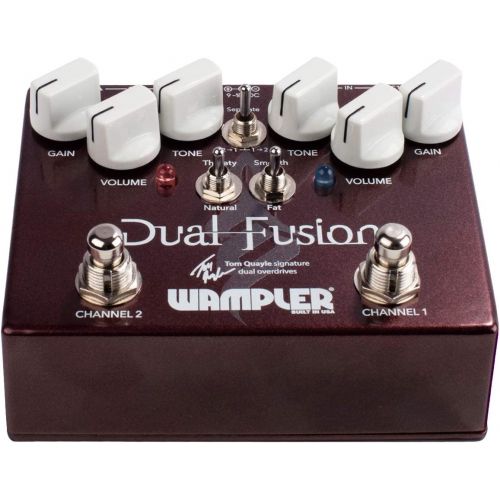  Wampler Dual Fusion V2 Tom Quayle Signature Dual Overdrive Guitar Effects Pedal