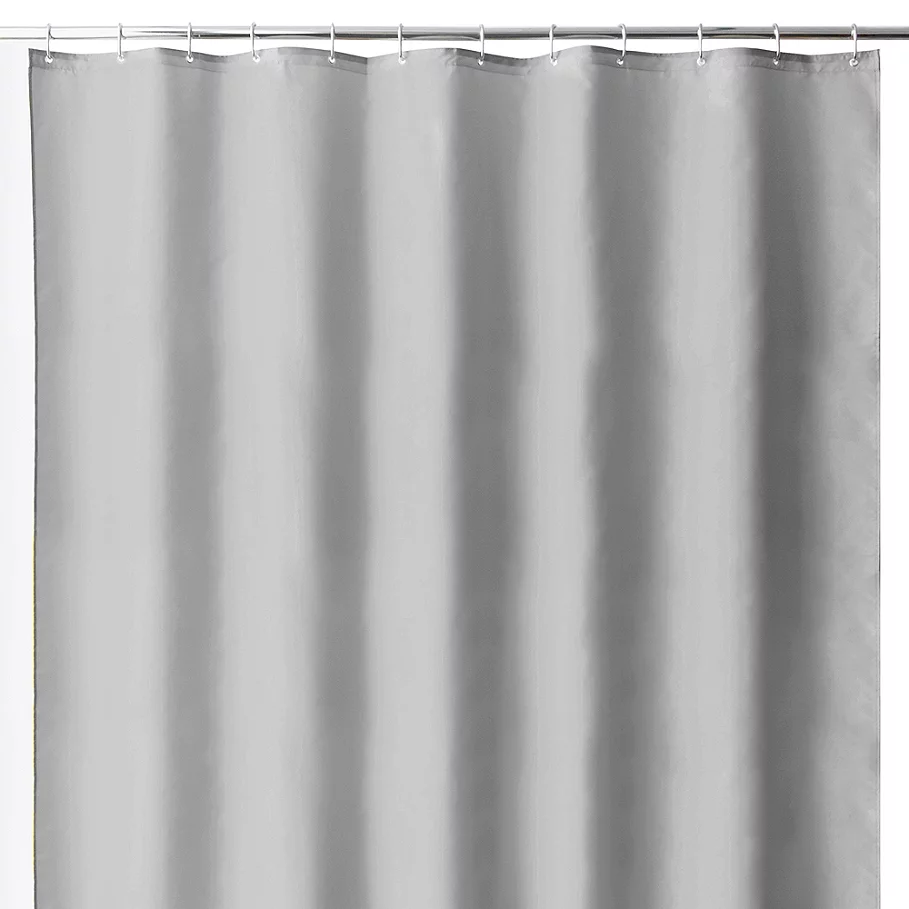  Wamsutta Fabric Shower Curtain Liner with Suction Cups