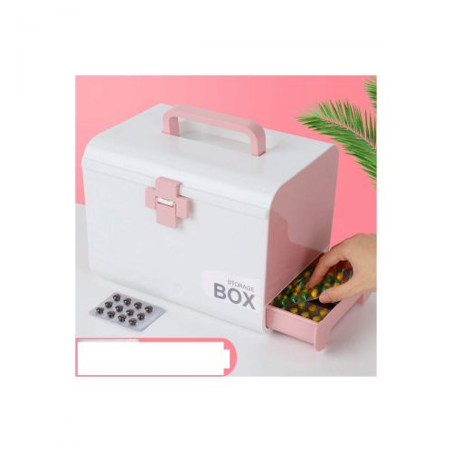  Wanaone wanaone Medicine Box Household Large Capacity Medicine Storage Box Portable Baby Baby Medical Box Medical Box Medicine Box