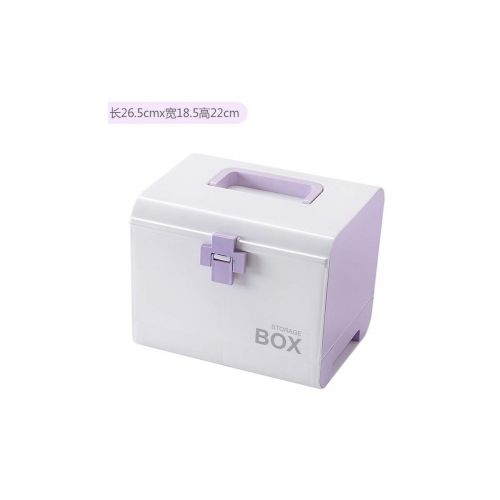  Wanaone wanaone Family Extra Large Medical Box Multi-Layer Medical First aid Counterfeit Storage Box Household Plastic Children Small Medicine Box Out of The Clinic