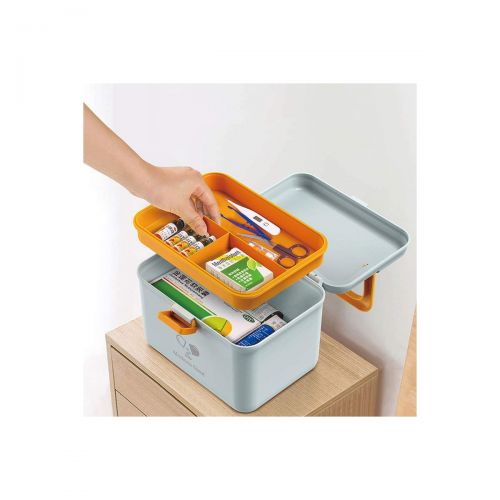  Wanaone wanaone Medicine Box Household Medicine Box Medicine Storage Box Childrens Dormitory Family Small Portable Medical Emergency Medical kit