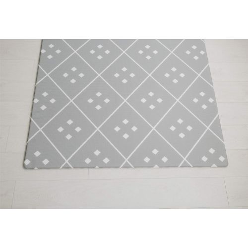  Wander & roam Baby Play mat | one-Piece Reversible Foam Floor mat | Large | eco-Friendly | Extra Soft | Non-Toxic | 6.5ft x 4.5ft (Grey)