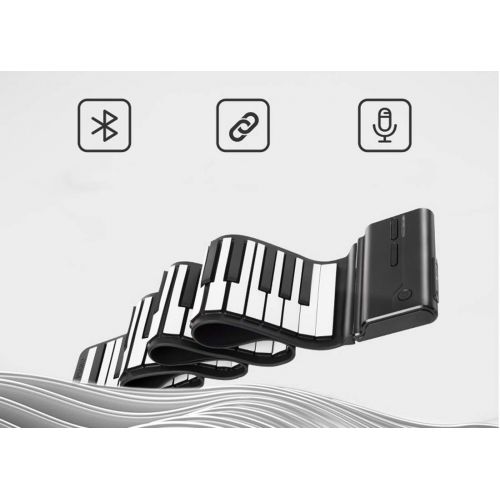  WangLx Musical instrument Portable Piano - 88key USB MIDI Interface Piano Electronic Soft Keyboard Silicone Keyboard To Send Sustain Pedal Suitable for Beginners