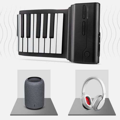  WangLx Musical instrument Portable Piano - 88key USB MIDI Interface Piano Electronic Soft Keyboard Silicone Keyboard To Send Sustain Pedal Suitable for Beginners