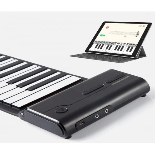  WangLx Musical instrument Portable Piano - 88key USB MIDI Interface Piano Electronic Soft Keyboard Silicone Keyboard To Send Sustain Pedal Suitable for Beginners