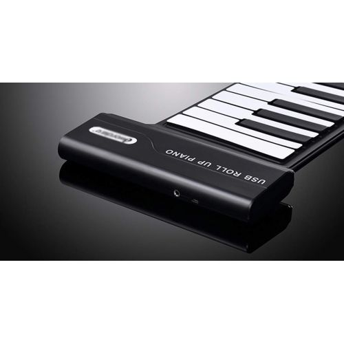  WangLx Musical instrument Portable Piano- 88 Keys USB Flexible Roll Up Piano Silicone Rubber Keyboard Send A Sustain Pedal Suitable for Beginners