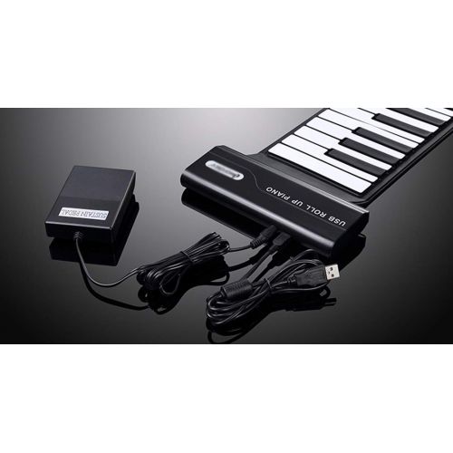  WangLx Musical instrument Portable Piano- 88 Keys USB Flexible Roll Up Piano Silicone Rubber Keyboard Send A Sustain Pedal Suitable for Beginners