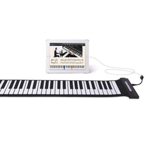  WangLx Musical instrument Portable Piano- 88 Keys USB Thicken Piano Electronic Soft Keyboard Piano Silicone Rubber Keyboard Send A Sustain Pedal