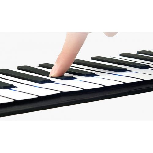  WangLx Musical instrument Portable Piano- 88 Keys USB Thicken Piano Electronic Soft Keyboard Piano Silicone Rubber Keyboard Send A Sustain Pedal