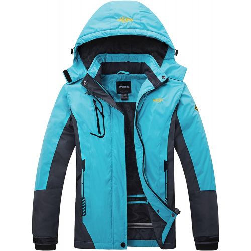  [아마존 핫딜] [아마존핫딜]Wantdo Womens Mountain Waterproof Ski Jacket Windproof Rain Jacket