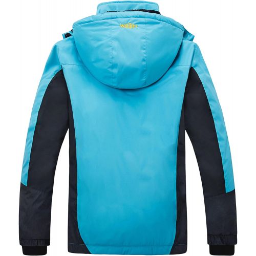  [아마존 핫딜] [아마존핫딜]Wantdo Womens Mountain Waterproof Ski Jacket Windproof Rain Jacket