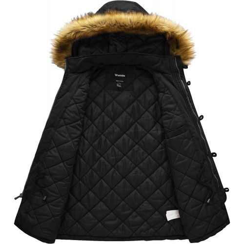  [아마존핫딜][아마존 핫딜] Wantdo Mens Winter Thicken Cotton Parka Jacket Warm Outwear Coat