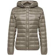 [아마존 핫딜] Wantdo Womens Hooded Packable Ultra Light Weight Short Down Jacket