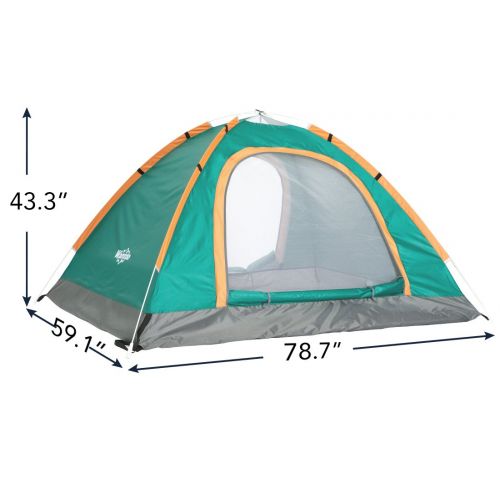  Wantdo 2 Person Pop Up Tent Instant Family Camping Tent Portable Tent Waterproof UV Protected Shelter with Carrybag for Backpacking Picnic Fishing Beach Outdoor Indoor