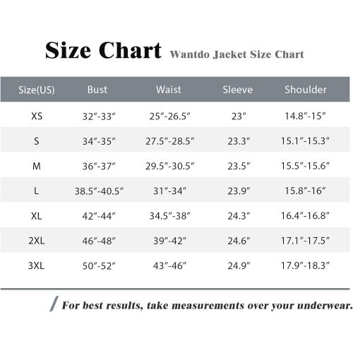  Wantdo Womens Windproof Ski Jacket Mountain Warm Raincoat Hooded Parka Waterproof Winter Coat Fleece Lining