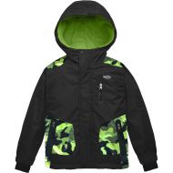 Wantdo Boys Ski Jacket Waterproof Thick Winter Coat with Hood for Skiing Skating Hiking