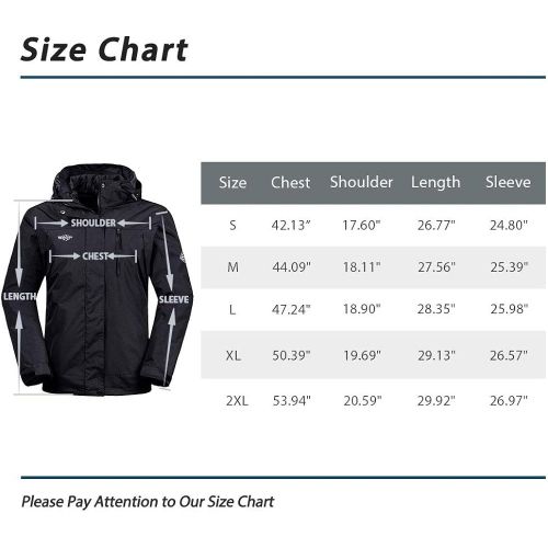  Wantdo Womens 3-in-1 Waterproof Ski Jacket Interchange Windproof Puffer Liner Warm Winter Coat Insulated Short Parka