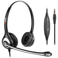 [아마존베스트]USB Headset Stereo with Noise Cancelling Microphone and Volume Control, Wantek UC Business Headphones for Skype, SoftPhone, Call Center, Crystal Clear Chat, Super Light, Ultra Comf