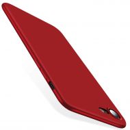Wantflyer wantflyer iPhone 7 Case,iPhone 8 Case, Slim Fit Hard Shell Ultra Thin Mobile Phone Cover with Excellent Grip for Apple iPhone 7/8-Matte Red
