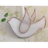 WantsumGlass Stained glass peace dove