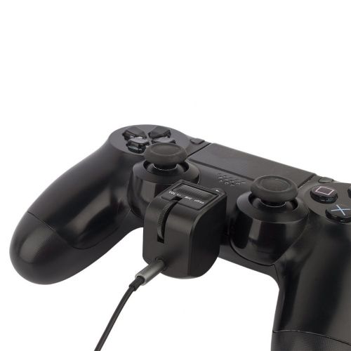  [아마존베스트]Headset Audio Control for PS4 DualShock Controller, Wanty Adjuster Adjustable Volume and Mic Mute Control Adapter for Playstation 4 Joystick with 3.5mm Jack