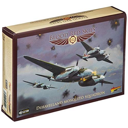  WarLord Blood Red Skies DeHavilland Mosquito Squadron 1:200 WWII Mass Air Combat War Game