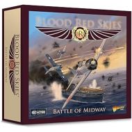 WarLord Blood Red Skies The Battle of Midway Starter Set 1:200 WWII Mass Air Combat Table Top War Game 771510003,Unpainted