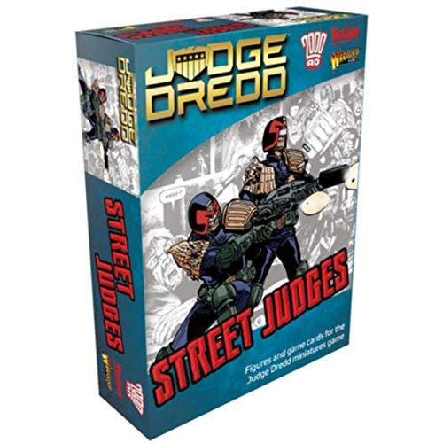  WarLord Judge Dredd Street Judges Figures for The Judge Dredd Miniatures Table Top War Game 652210107, Unpainted