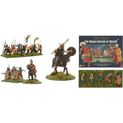  WarLord Games Hail Caesar: The Roman Invasion of Britain Starter Set Military Table Top Wargaming Plastic Model Kit 101510001,Unpainted