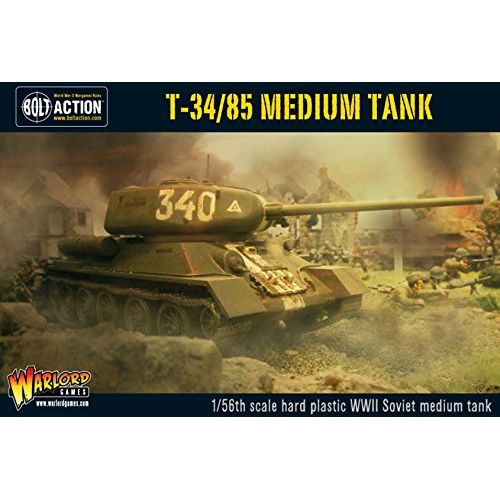  WarLord Bolt Action T3476 Medium Tank 1:56 WWII Military Wargaming Figures Plastic Model Kit