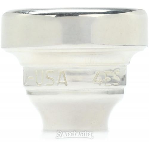  Warburton TPT-4ES Trumpet Mouthpiece Top - 4ES, Silver-plated