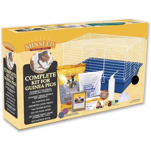  Ware Manufacturing Home Sweet Home Sunseed Guinea Pig Cage Starter Kit