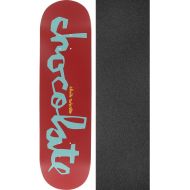 Warehouse Skateboards Chocolate Skateboards Chris Roberts OG Chunk WR41D2 Skateboard Deck - 8 x 31.875 with Jessup Black Griptape - Bundle of 2 Items