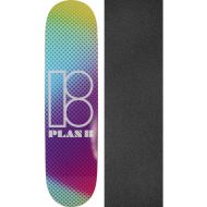Warehouse Skateboards Plan B Skateboards Spots Skateboard Deck - 7.75 x 31.5 with Mob Grip Perforated Black Griptape - Bundle of 2 Items