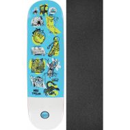 Warehouse Skateboards Roger Skateboards Max Taylor Jammer Skateboard Deck - 8.5 x 32 with Mob Grip Perforated Black Griptape - Bundle of 2 Items
