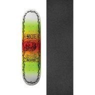 Warehouse Skateboards Element Skateboards Planet Save Skateboard Deck - 8.25 x 32 with Mob Grip Perforated Black Griptape - Bundle of 2 Items