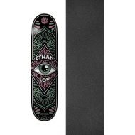 Warehouse Skateboards Element Skateboards Ethan Loy Third Eye Skateboard Deck - 8.25 x 31.875 with Mob Grip Perforated Black Griptape - Bundle of 2 Items