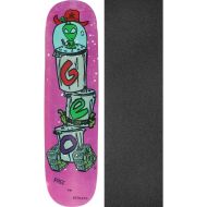 Warehouse Skateboards GEO Skateboards Sheriff Robbie Skateboard Deck - 7.75 x 31.5 with Mob Grip Perforated Black Griptape - Bundle of 2 Items